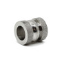 316 Large Hole Stainless Steel Bead - Barell - Ø 10 x 10 mm, Hole: 6 mm