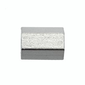 201 Stainless Steel Spacer Bead - Hexagonal Column - 8 x 6 x 5.5 mm, Hole: 2 mm