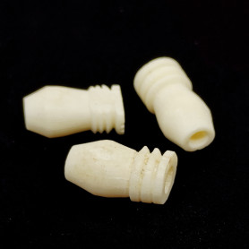 Hovězí kostěné korálky - 12 x 6 mm