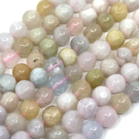 Natural Beryl - Round Beads - Ø 4-5 mm, Hole: 1 mm