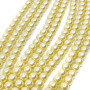 Skleněné voskované perly - Ø 6 mm - kuličky - šňůra (cca 71 ks)