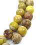 Natural Regalite / Variscite - Dyed Round Beads - Ø 6-7 mm, Hole: 1 mm
