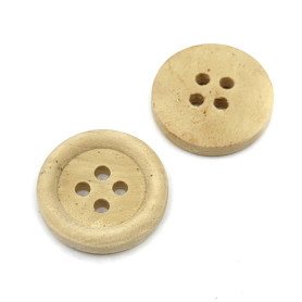 Wooden Button - Ø 18 mm