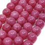 Tumbled round beads made of natural quartz imitating rhodochrozite mineral with a diameter of 8 mm with a hole for a thread with a diameter of 1 mm. The beads are dyed.
Country of origin: Brasil
THE PRICE IS FOR 1 PIECE.
