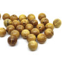 Real yellow sandalwood beads with a diameter of 8 mm and a hole for a thread with a diameter of 1.2 mm. The beads are absolutely natural without any dye and were only surface waxed. The wax gives the beads a wonderful shine, strengthens them and prolongs their life. However, in hot water or warm weather, it may thaw. The beads have have their typical sandalwood scent.
THE PRICE IS FOR 1 PIECE