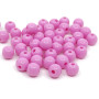 Plastic round beads made of acrylic material with an opaque surface with a diameter of 8 mm and a hole for a thread with a diameter of 2 mm.
THE PRICE IS FOR 10 g (approx. 38 pieces)