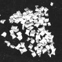 Transparent Czech glass fragments 0.5–18 mm (approx. 5–10 pcs/g). Ideal for resin art, mosaics, plant décor, and stained-glass projects. Durable, sparkling, and textured.