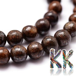 Přírodní bronzit - ∅ 8 mm - kulička