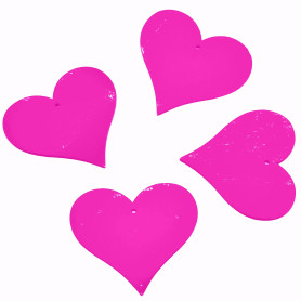 Dřevěný přívěsek - Srdce - 40x44x2mm - 2. jakost - Množství: 1 kus