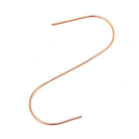 České vánoční háčky - Měděné - Balení: 50 ks