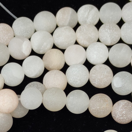 Natural Aventurine – 8mm – Matte Round Bead – Hole: 1mm – Quantity: 1 piece