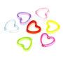 Plastové akrylové rámečky na korálky – srdce, transparentní mix
Plastové akrylové rámečky (bead frames) ve tvaru srdce – průsvitné, barvené a v barevném mixu. Skvělé jako výrazný prvek do náramků, náhrdelníků i na přívěsky; díky průvleku cca 1,8–2 mm se dobře navlékají na pruženku, vlasec i šňůrky.

Velikost: cca 15 × 16,5 × 4 mm
Průvlek: cca 1,8–2 mm
Materiál: plast (akryl)
Tvar: srdce (rámový korálek)
Barva: mix odstínů (může se lišit)

UVEDENÁ CENA JE ZA 1 g cca (2,5 ks) odběr min 10 g