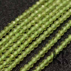 Přírodní peridot- Ø 2 mm - broušená kulička