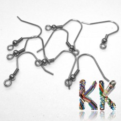 Afro hooks with a spring made of surgical steel
