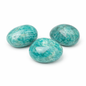 Přírodní amazonit - nevrtaný kámen - 15–40,5×11–20×7–19mm - Množství: 1 ks