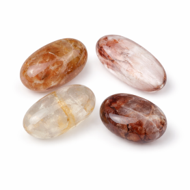 Přírodní železitý křemen - nevrtaný kámen - 15–40,5×11–20×7–19mm - Množství: 1 ks