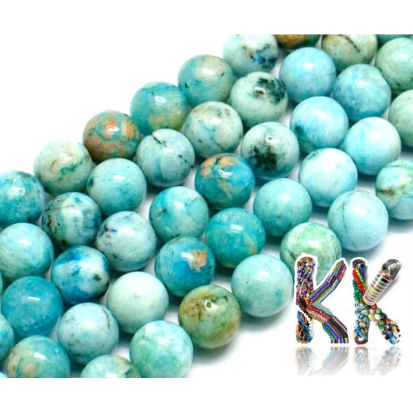 Přírodní hemimorfit - ∅ 8 mm - dobarvované kuličky