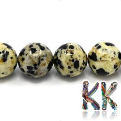 Přírodní dalmatinský jaspis - žlutý - ∅ 8 mm - kulička