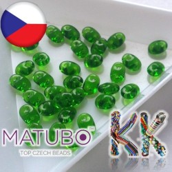 MATUBO™ SUPERDUO - průhledné - 2,5 x 5 mm