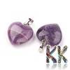 Amethyst pendants and mineral stones