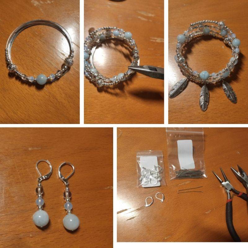 Practical guide to bracelet and earrings set from @navaraminerals